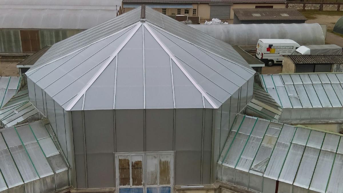 Remplacement de la toiture du CHR à St Etienne du Rouvray